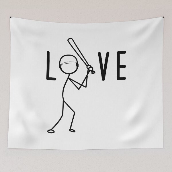Item preview, Cute Baseball Softball Player Love designed and sold by mrsmitful.