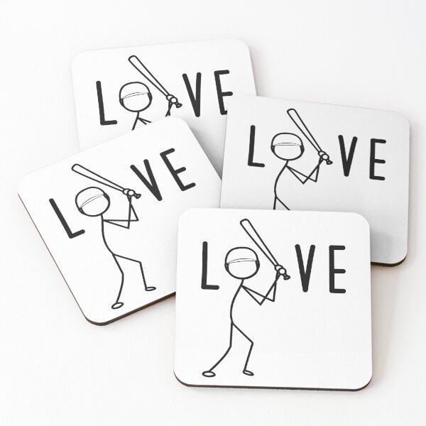 Item preview, Cute Baseball Softball Player Love designed and sold by mrsmitful.