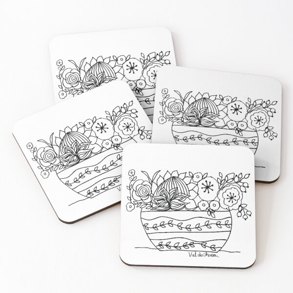 Item preview, Weskus Pot Fynbos Happiness  designed and sold by KrispShopping.