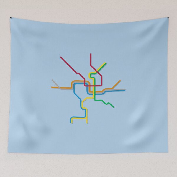 Item preview, DC Metro Map designed and sold by annarns.