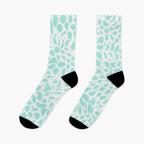Item preview, Teal  pastel boho hand painted texture designed and sold by RetroForHome.