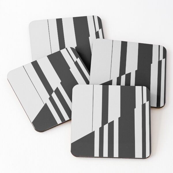 Item preview, Geometric Abstract #10 Black and White Stripes designed and sold by ShaMiLaB.