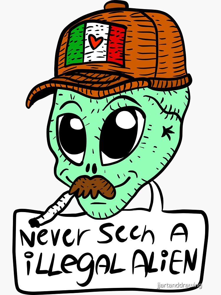 Cinco De Mayo Illegal Alien Funny Illegal Immigrant Joke Premium T-Shirt