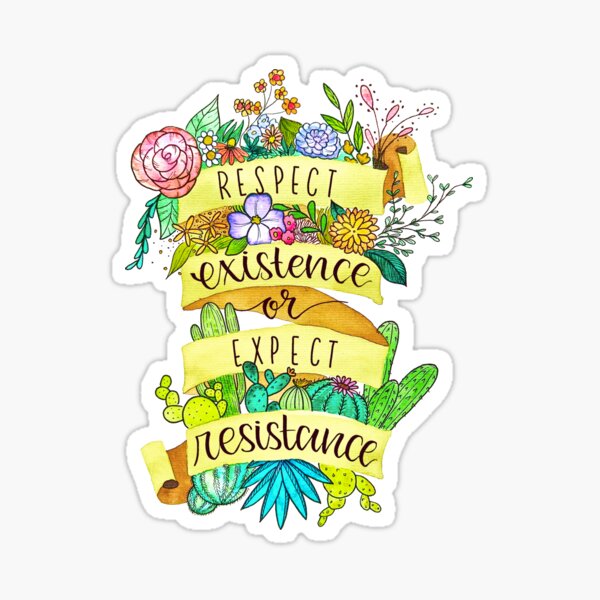 Item preview, Respect Existence designed and sold by Hasenkind.
