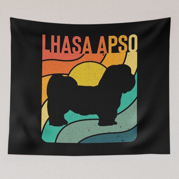 Item preview, Lhasa Apso Dog Vintage Gift Pet Lover designed and sold by rafaeltto.