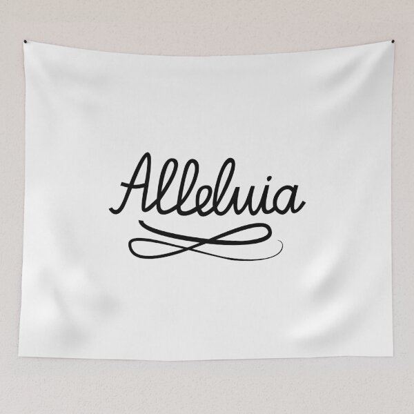 Item preview, Alleluia Black designed and sold by GraceUponGrace.