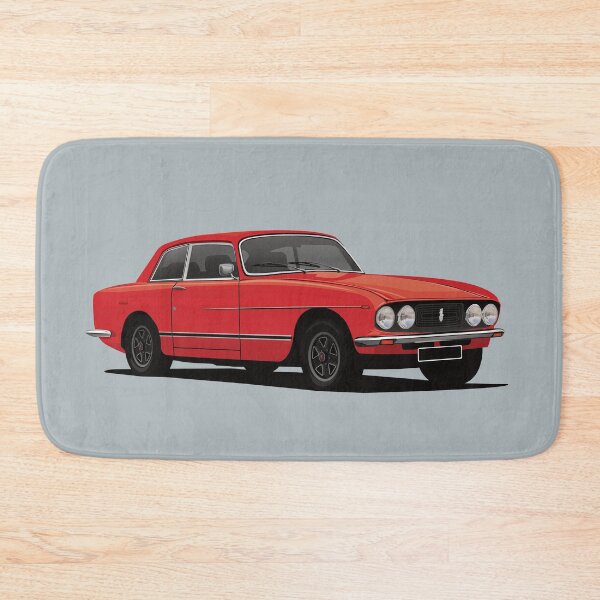 Item preview, Bristol 411 S5 - red car illustration designed and sold by knappidesign.
