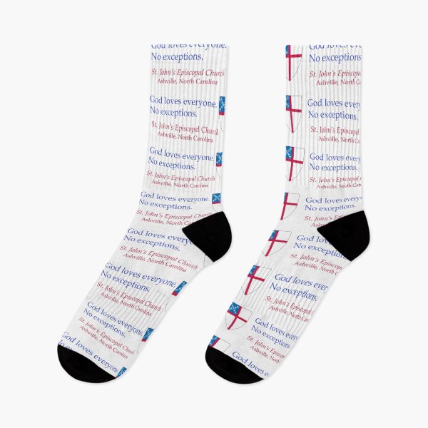 Item preview, God Loves Everyone No Exceptions St. John's Episcopal Church Ashville NC designed and sold by litmusician.