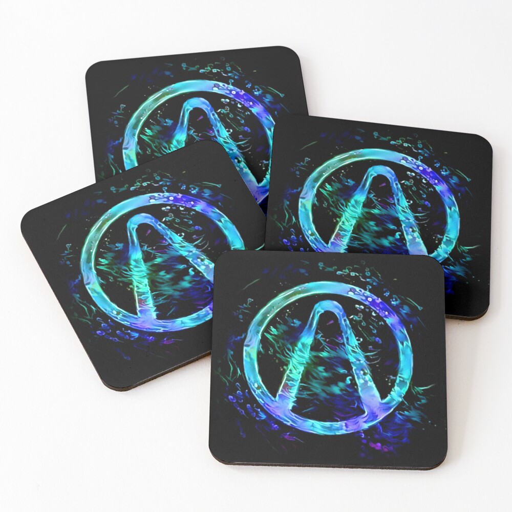 Black Light Vault Hunter Coasters (Set of 4)