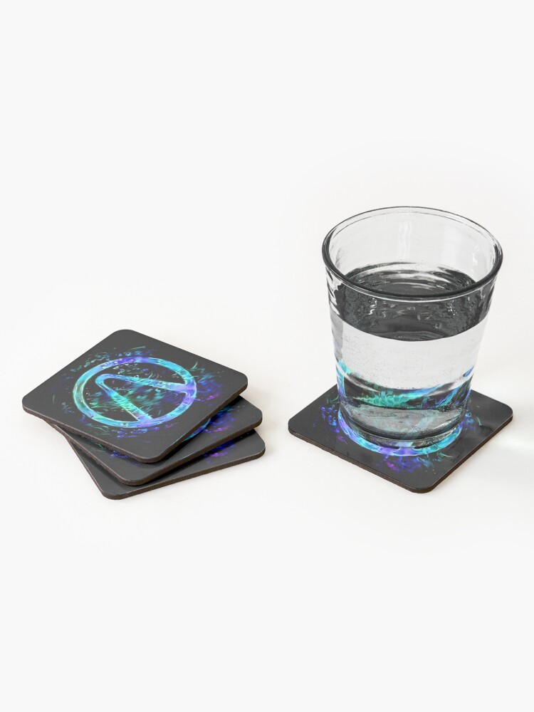 Alternate view of Black Light Vault Hunter Coasters (Set of 4)