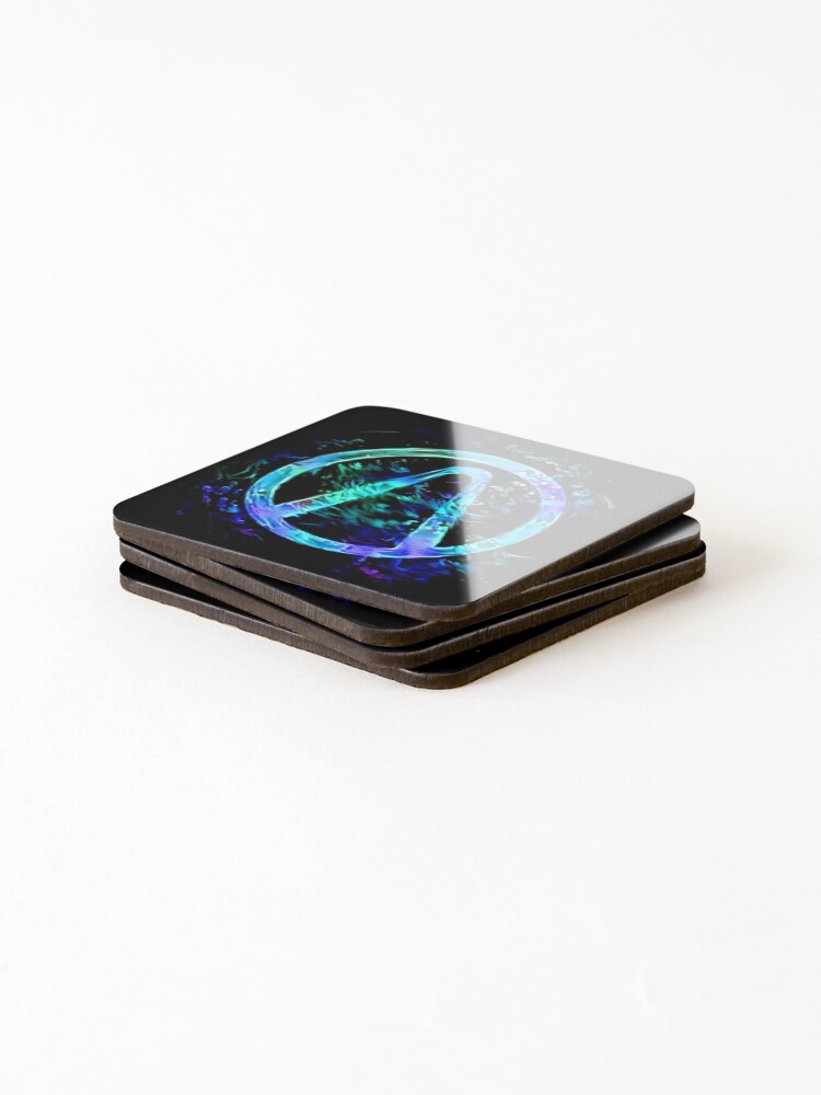 Alternate view of Black Light Vault Hunter Coasters (Set of 4)