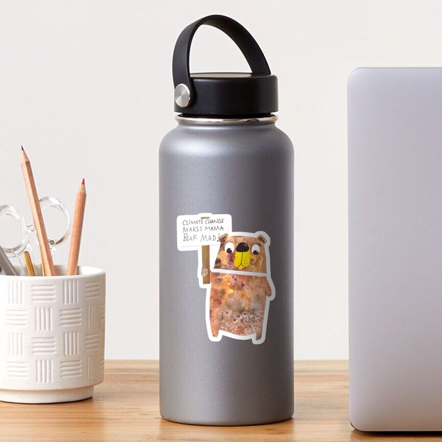 Climate Change Mama Bear Sticker
