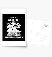 Civil Engineer Bridge Tunnels Design Engineering Postcards