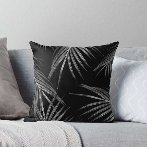 Item preview, Feuilles de palmier noir gris argent # 1 #tropical #decor #art designed and sold by Anita's & Bella's Art.