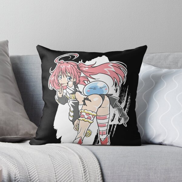 Anime demon Throw Pillow