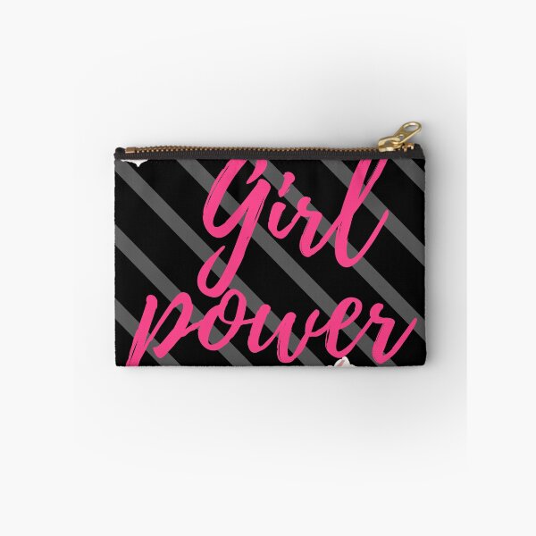 Item preview, Girl Power Black Hot Pink Roses Feminist Quote designed and sold by SarahAmalia.