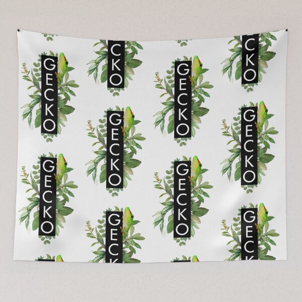 Item preview, Giant Day Gecko Floral Tropical Pattern Lizard designed and sold by JRRTs.