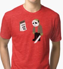 Friday The 13th Parody Tri-blend T-Shirt