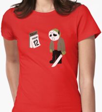 Friday The 13th Parody Women's Fitted T-Shirt