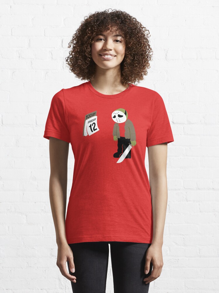 Alternate view of Friday The 13th Parody Essential T-Shirt