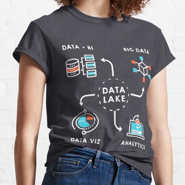 Data Lake designs for Data Geeks and engineers Classic T-Shirt