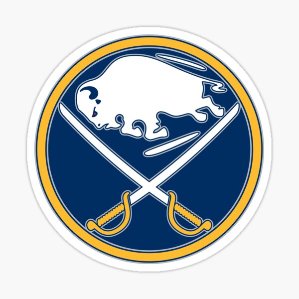 sabres, buffalo, logo. Sticker