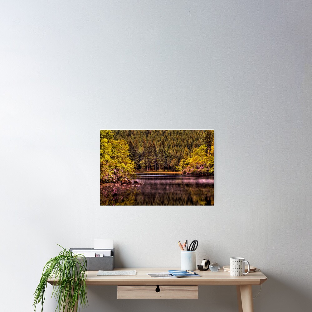 Forty Shades of Green - and a bit of Pink! Poster