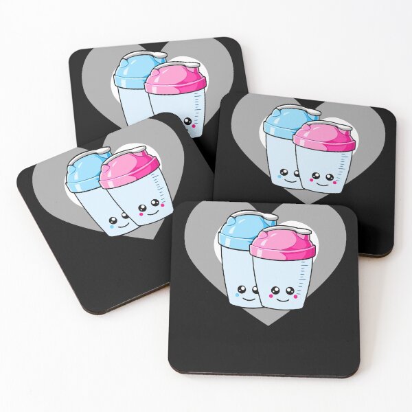 Item preview, Cute Protein Shaker Heart for Kawaii Fitness Lovers designed and sold by eternallygifted.