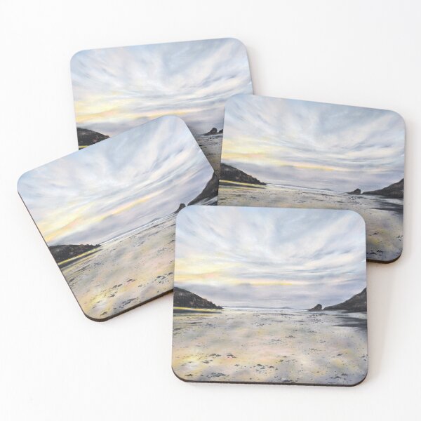 Item preview, Sunset On Porth Beach designed and sold by Alexandra Lavizzari.