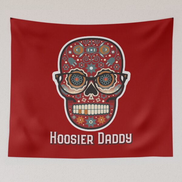 Item preview, Hoosier Daddy Mexican Sugar Skull Design designed and sold by danielliamgill.