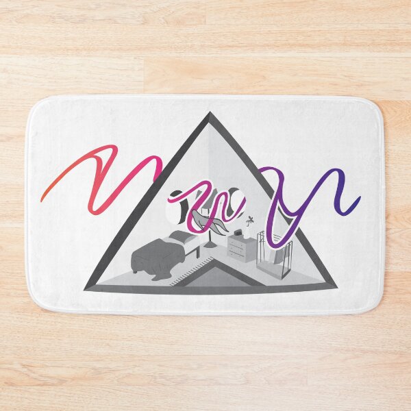 Item preview, floating through a triangle shaped room designed and sold by alanaarts.
