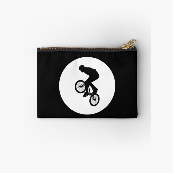Item preview, Copy of BMX Trick black Silhouette over white moon 4 designed and sold by roadworkplay.