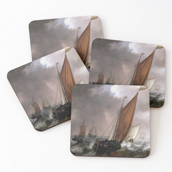Item preview, A Dutch Ferry Boat Before a Breeze-Simon de Vlieger designed and sold by LexBauer.