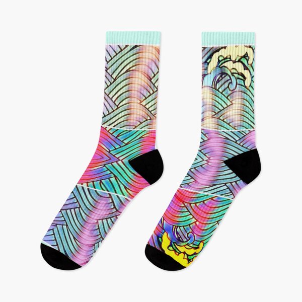 Item preview, 80’s synth wave pattern  designed and sold by jellyrelish.