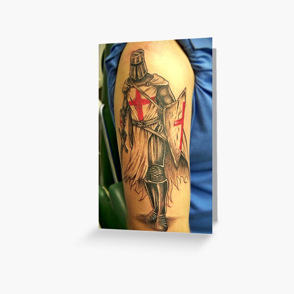 Dark Knight Templar tattoo | Tatuagem de cavaleiro, Tatuagem medieval,  Tatuagem de manga