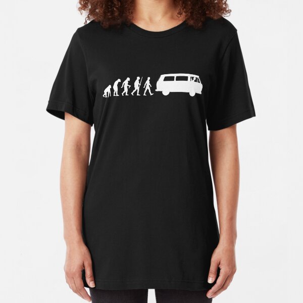 Evolution Bus T3 VW Slim Fit T-Shirt