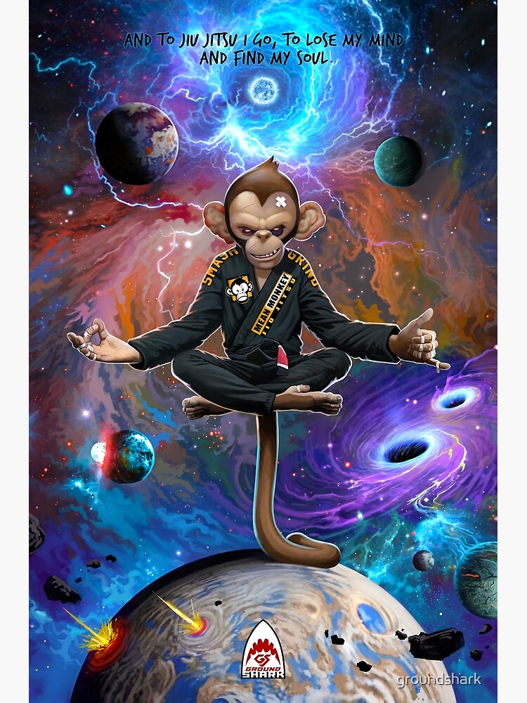 Cosmic Soul Monkey Poster for Sale by groundshark | Redbubble