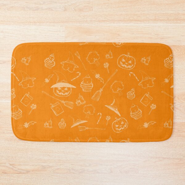 Item preview, Halloween sketch pattern _ orange  designed and sold by mondesign26.