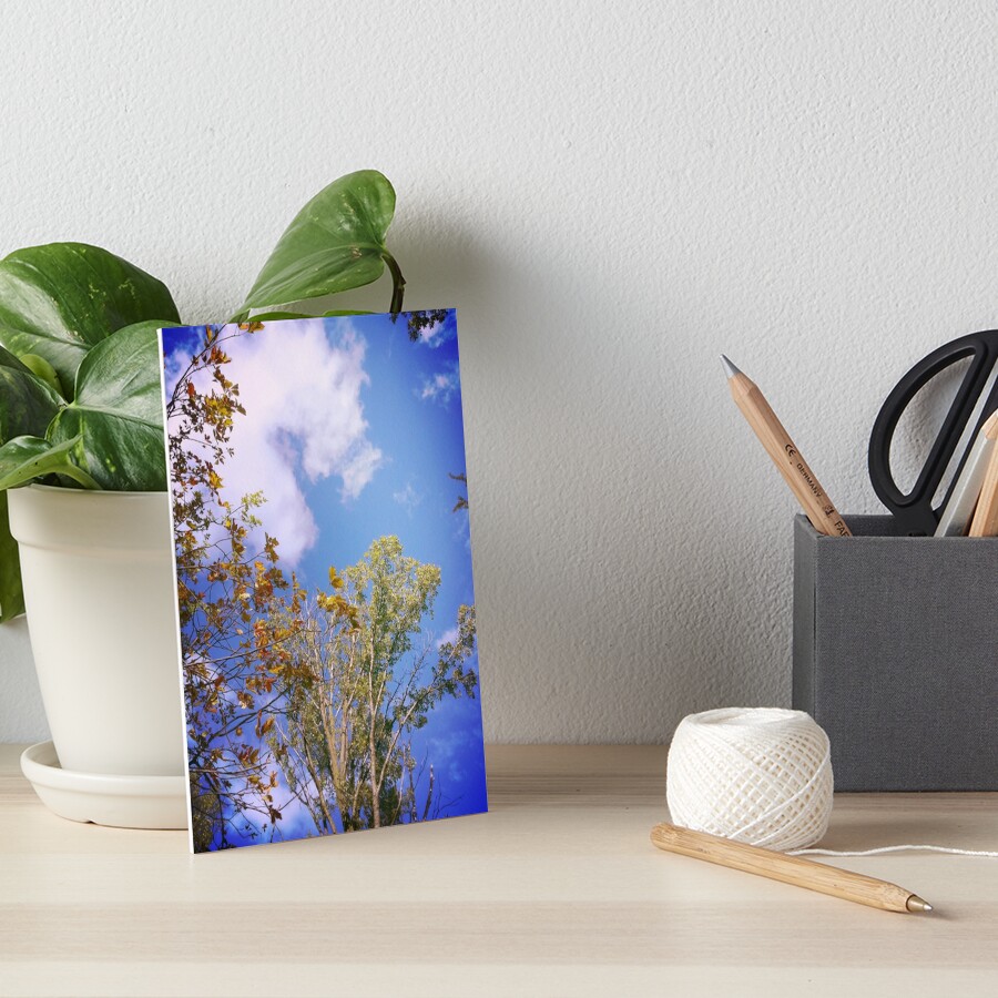 Blue, Blue Skies Art Board Print
