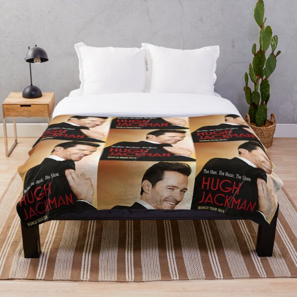 hugh world jackman tour 2019 2020 satudelapan Unisex T-Shirt Front Throw Blanket