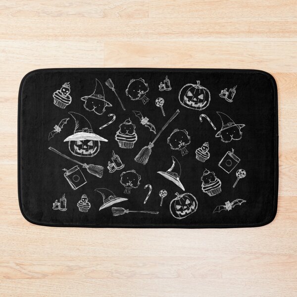 Item preview, Guinea pig shop Halloween pattern on black designed and sold by mondesign26.
