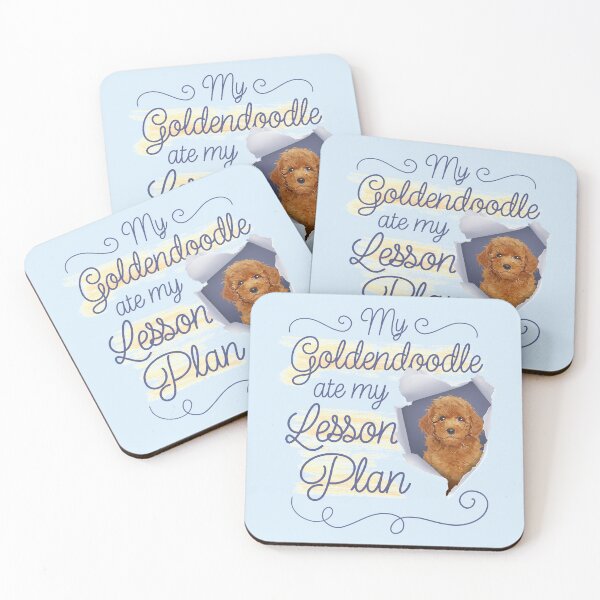 Item preview, My Goldendoodle Ate My Lesson Plan designed and sold by EdifyEra.