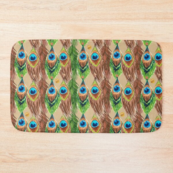 Item preview, peacock feather watercolor pattern designed and sold by LiliyaSavelieva.