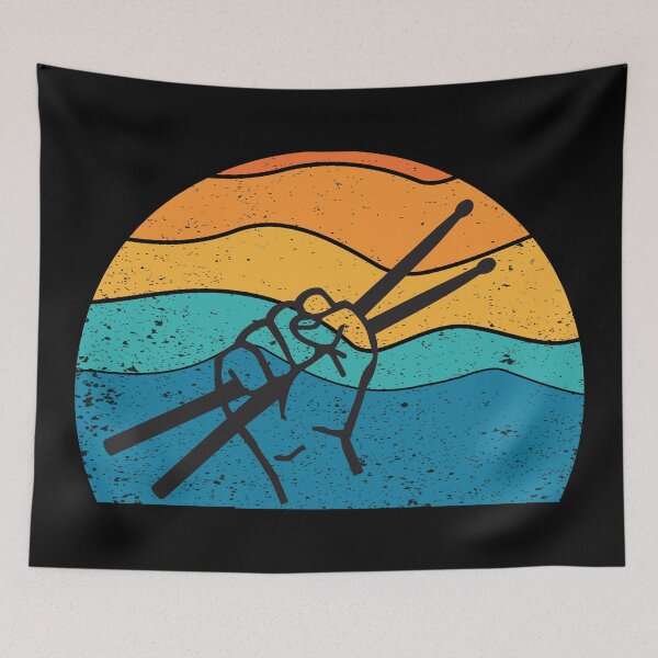 Item preview, Vintage Retro Drumsticks Drummer Drum Sticks Percussion designed and sold by mrsmitful.