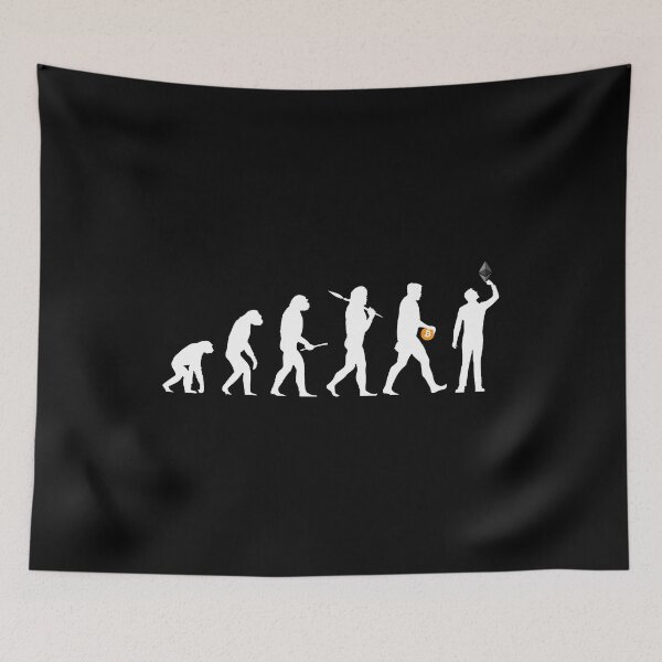 Item preview, Evolution of a Hodler (White) designed and sold by TheLastStand.