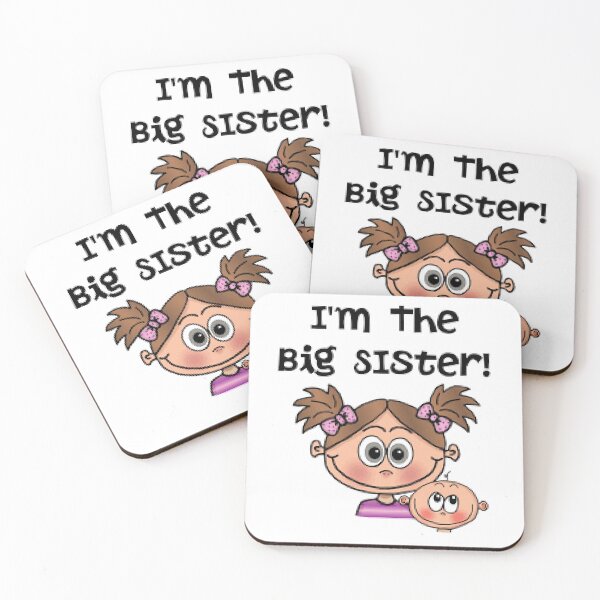 Item preview, I am the Big Sister T Shirt, Sweatshirt, Hoodie, Blanket, Pillow for toddler     https://lduke47.redbubble.com designed and sold by lduke47.