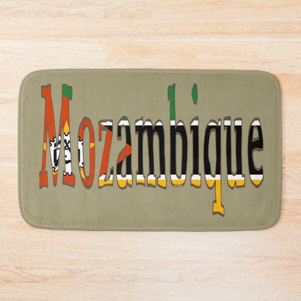 Item preview, Mozambique Font with Mozambican Flag designed and sold by Havocgirl.