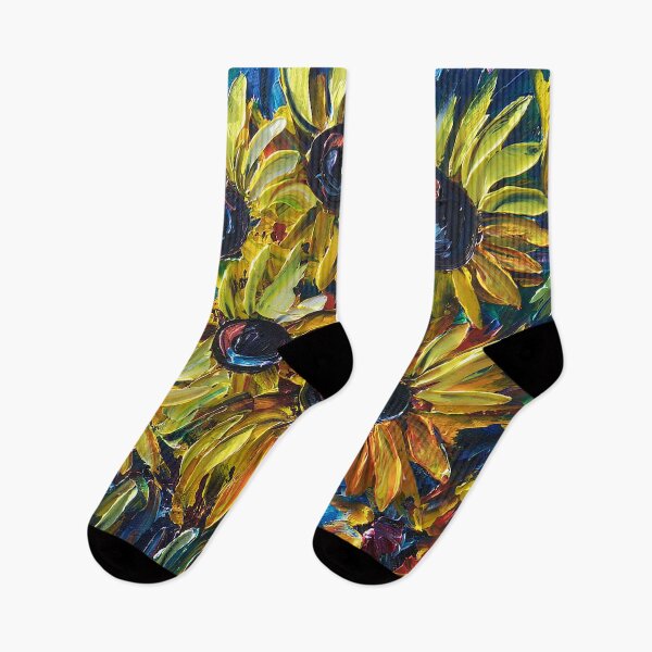 Item preview, SUNFLOWERS — Palette knife designed and sold by Rocky Mountain Artistry.