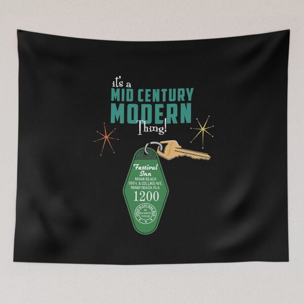 Item preview, Mid Century Modern Hotel Key for Travelers designed and sold by twHistory.