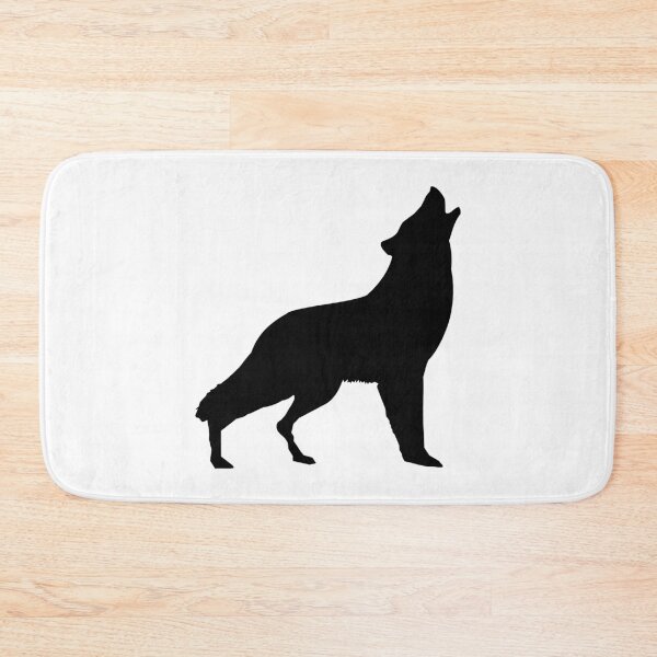 Item preview, Wolf silhouette designed and sold by fourretout.